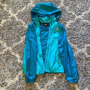 The North Face rain jacket